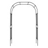 Záhradný kovový oblúk 2.4×1.5×0.4 m pre popínavé rastliny s kolíkmi