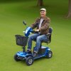 Elektrický skladací 4-kolesový skúter, dojazd 25 km, nosnosť 120 kg