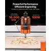 Cnc frézka 3-osá 100W, 400×400×95 mm pracovná plocha, lineárne vedenie
