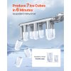 Stolný výrobník ľadu 7 kociek/6 min, 11.8 kg/deň, samočistenie