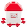 Automatické kŕmidlo a napájadlo pre hydinu, 19 l a 18,14 kg, závesné