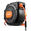 Navíjač hadice na vzduch 30m × 9.5mm pvc, 300 psi, uzavretý otočný