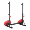 Stojan na drepy a bench press, nastaviteľná výška a šírka, j háky