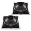 Strešné manžety pre rúry 2 ks 6-3/4"–14", epdm, kovová základňa