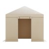 Zimný kryt na altánok 3.05×3.05 m s bočnými stenami a oknami z PE