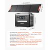 Prenosná power stanica 2400 W 2160 Wh LiFePO4 200 W panel, 10 výstupov