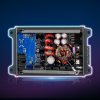 Auto zosilňovač 4-kanálový mostovateľný trieda d, 4×120W/4Ω, 4×200W/2Ω
