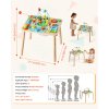 Montessori aktívny stôl 13 v 1, drevený, pre deti 6–36 mesiacov