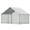 Kurník s výbehom 9.8×6.5×6.5ft, s krytom a bezpečnostným zámkom