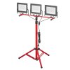 Led pracovné svetlo na statíve, 3 hlavy, 21000 lm, IP65, 3,3 m kábel