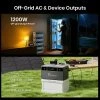 FOSSiBOT FBP1200 Portable Power Station + Expansion Battery Pack*2