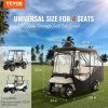 Plachta na golfový vozík 600d polyester, 4 priehľadné okná, 4-miestna