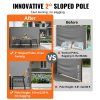 Výsuvná bočná markíza 63''×118'', 180 g polyester, uv 30+, vodeodolná