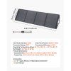 Skladací solárny panel 200W 24% monokryštalický usb-a usb-c dc ip67