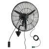 Stenný ventilátor 610 mm, oscilujúci, 3 stupne, s hmlou, IP44