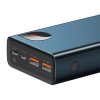 Baseus Adaman Metal Power Bank 20000mAh PD QC 3.0 65W 2xUSB + USB-C + micro USB (modrá)