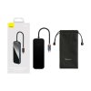 Baseus Hub adaptér 4w1 USB-C na 4xUSB 3.0 (tmavo šedá)