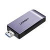 Ugreen Čítačka kariet SD / micro SD / CF / MS pre USB 3.0 sivá (50541)