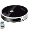 Liectroux C30B Robot Vacuum Cleaner 6000Pa Suction with AI Map Navigation 2500mAh Battery Smart Partition Electric Water Tank APP Control - Black