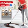 INSE I5 Corded Handheld Vacuum Cleaner 18Kpa Suction 600W Motor 1L Dust Cup for Wood Floor, Carpet, Stair, Curtain, Car, Furniture - Red