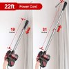 INSE I5 Corded Handheld Vacuum Cleaner 18Kpa Suction 600W Motor 1L Dust Cup for Wood Floor, Carpet, Stair, Curtain, Car, Furniture - Red