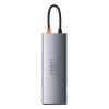 Rozbočovač 9v1 Baseus Metal Gleam Series, USB-C na 3x USB 3.0 + HDMI + USB-C PD + Ethernet RJ45 + microSD/SD + VGA