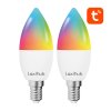 Inteligentná LED žiarovka Laxihub LAE14S (2-pack) WiFi Bluetooth Tuya