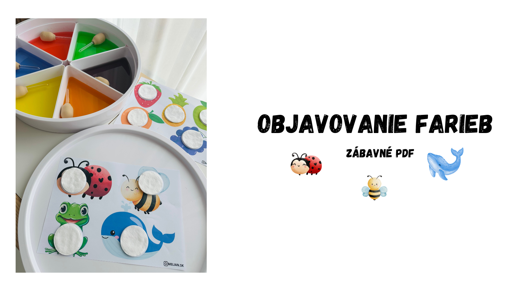 Objavovanie farieb s PDF šablónami
