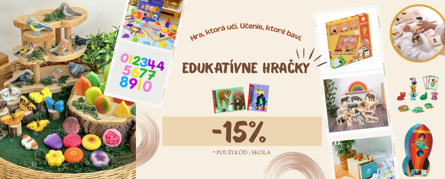 Edukatívne hračky akcia