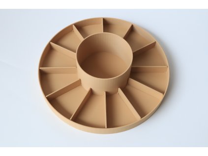 Multifunkčná senzorická tácka s priehradkami