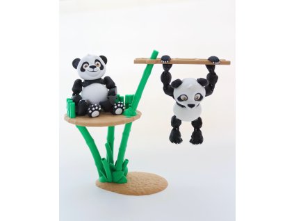 Panda na bambuse