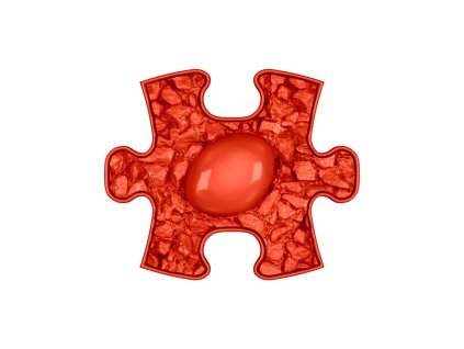Ortopedická podložka - MINI dinosaurie vajce tvrdé, červená LIMITKA
