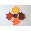 3D jesenné listy a naberačka na senzorické hry
