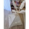 341 2 teepee stan wigwam set mliecna kremova
