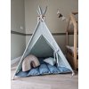 344 7 teepee stan wigwam set svetlo modra