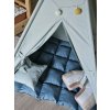 Teepee stan Wigwam set - svetlo modrá