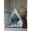 Teepee stan Wigwam set - svetlo modrá