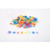 TickiT® priesvitné farebné diamanty 144ks