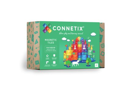 Magnetická stavebnica Connetix - Rainbow Creative Pack 102ks