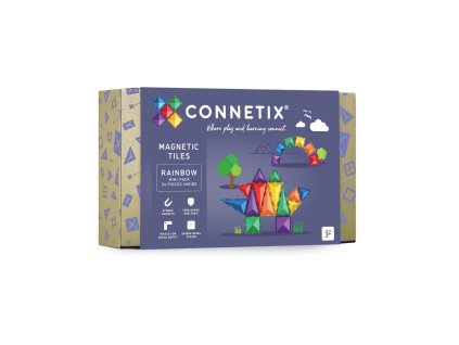 Magnetická stavebnica Connectix - Mini Pack 24ks