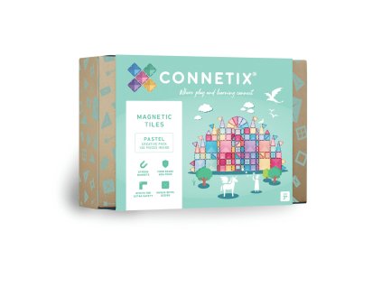 Magnetická stavebnica - Pastel Creative pack 120ks