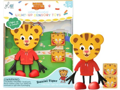 GLO PALS - Figúrka Daniel Tiger s dvoma kockami