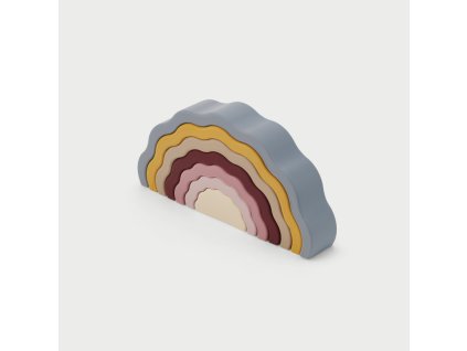 TickiT® SiliSoft Silikónová balančná hračka Dúha