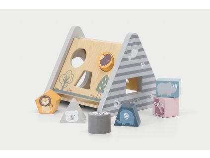 VIGA POLAR B drevená vkladačka pyramída