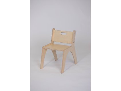 Montessori detská stolička - prírodná