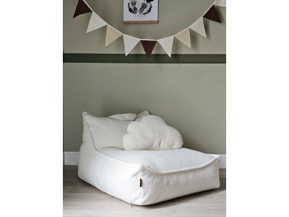 Sedací vak TEDDY krémový