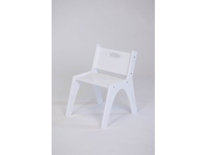 Montessori detská stolička - biela