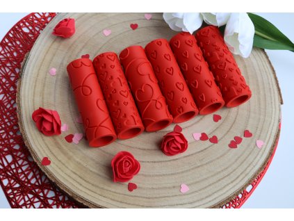 Veľká sada valčeky - červené srdce