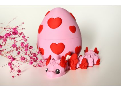 Vajce s hadíkom - SRDCE