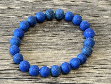 21857 2 naramek lapis lazuli matny 8mm
